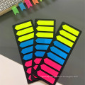 Custom memo pads fluorescent 10 PET classification index sticker special shaped sticky note N times office supplies Stationery